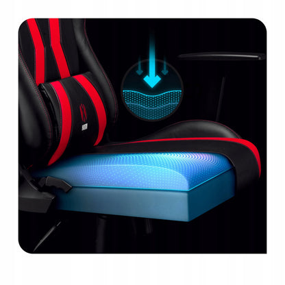 Žaidimų kėdė „Diablo Chairs X-HORN 2.0 Normal“, juoda ir raudona