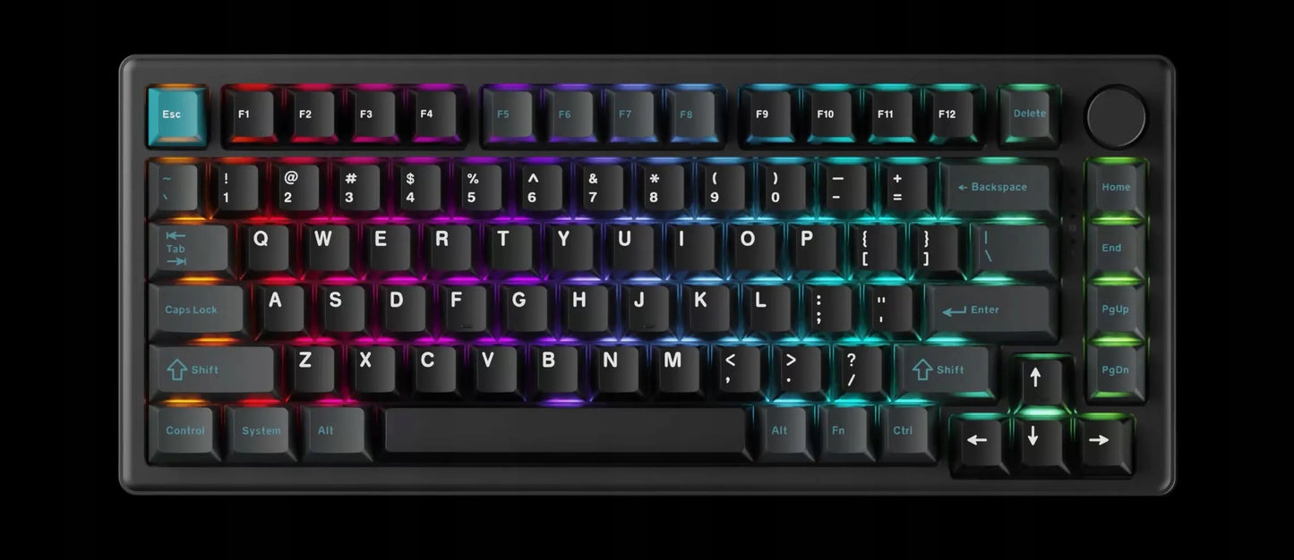Žaidimų klaviatūra „Keychron J2 HE 8K“ su „Lime Magnetic“ jungikliais