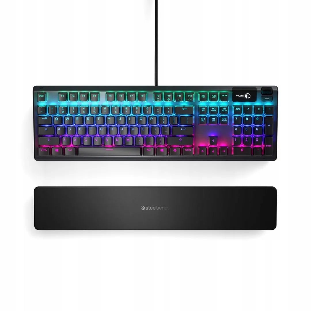 Žaidimų klaviatūra SteelSeries Apex 5, amerikietiškas išdėstymas, laidinė, juoda
