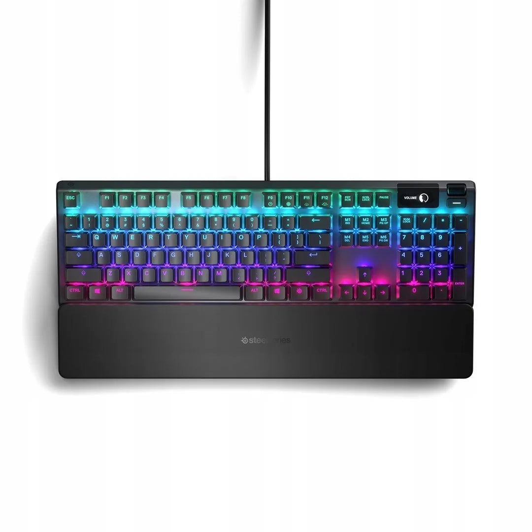 Žaidimų klaviatūra SteelSeries Apex 5, amerikietiškas išdėstymas, laidinė, juoda