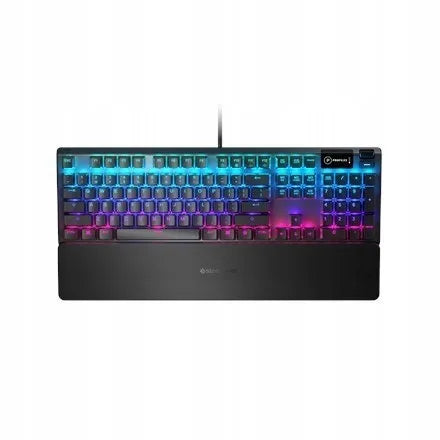 Žaidimų klaviatūra SteelSeries Apex 5, amerikietiškas išdėstymas, laidinė, juoda