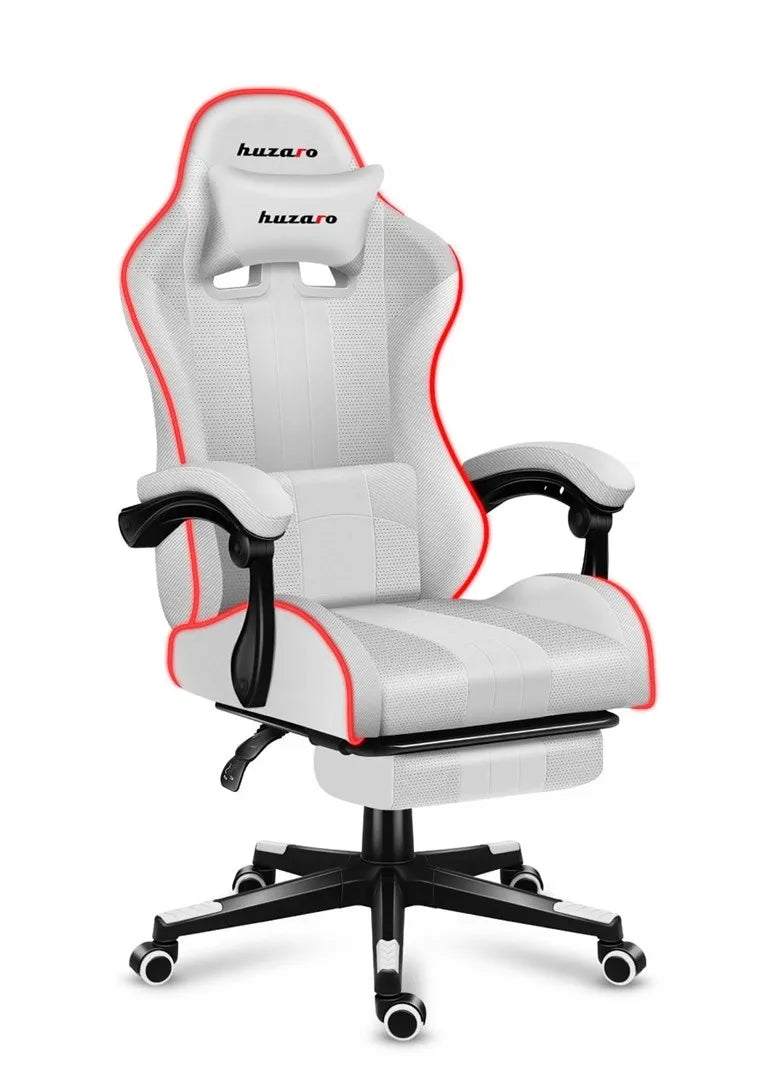 Žaidimų krėslas „Huzaro Force 4.7 RGB White“