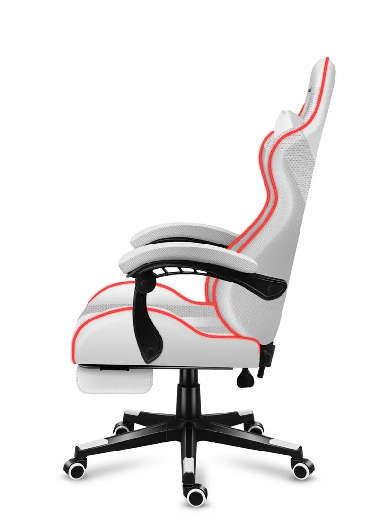 Žaidimų krėslas „Huzaro Force 4.7 RGB White“