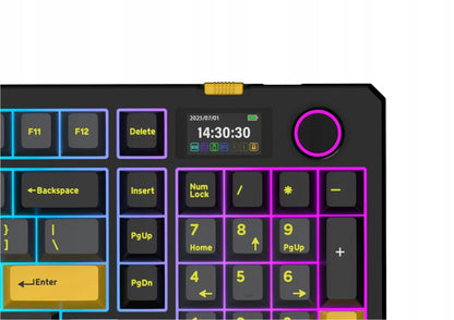 Žaidimų mechaninė klaviatūra Triadyn PLAY ELNATH OUTEMU RGB ekranas