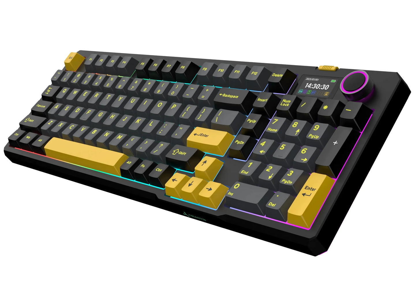 Žaidimų mechaninė klaviatūra Triadyn PLAY ELNATH OUTEMU RGB ekranas