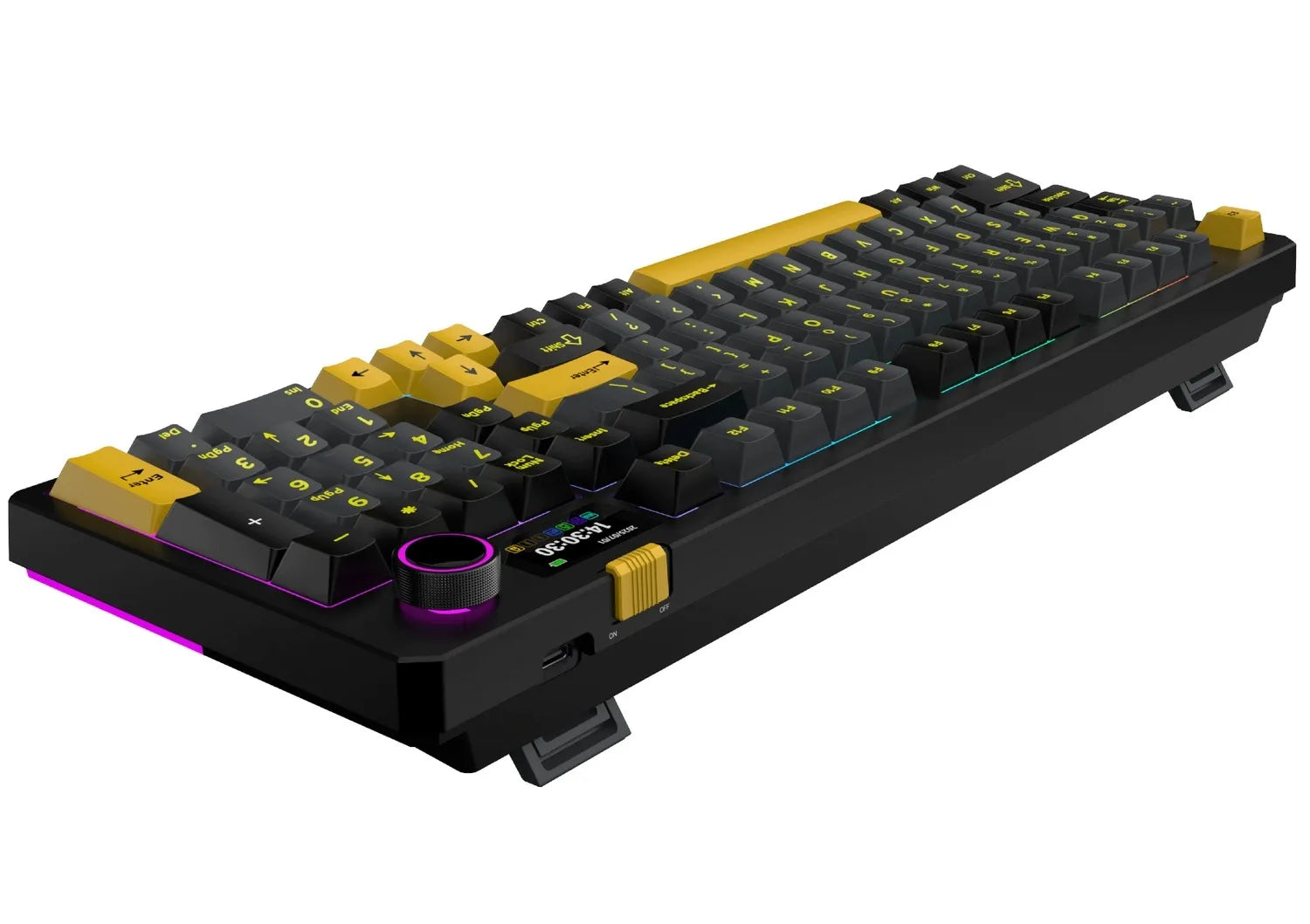 Žaidimų mechaninė klaviatūra Triadyn PLAY ELNATH OUTEMU RGB ekranas
