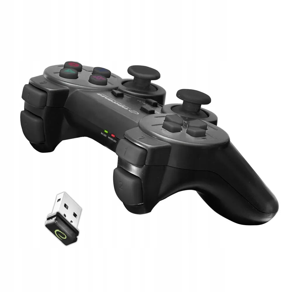 Žaidimų pultelis PC/PS3 su vibracija, USB, 2.4 GHz