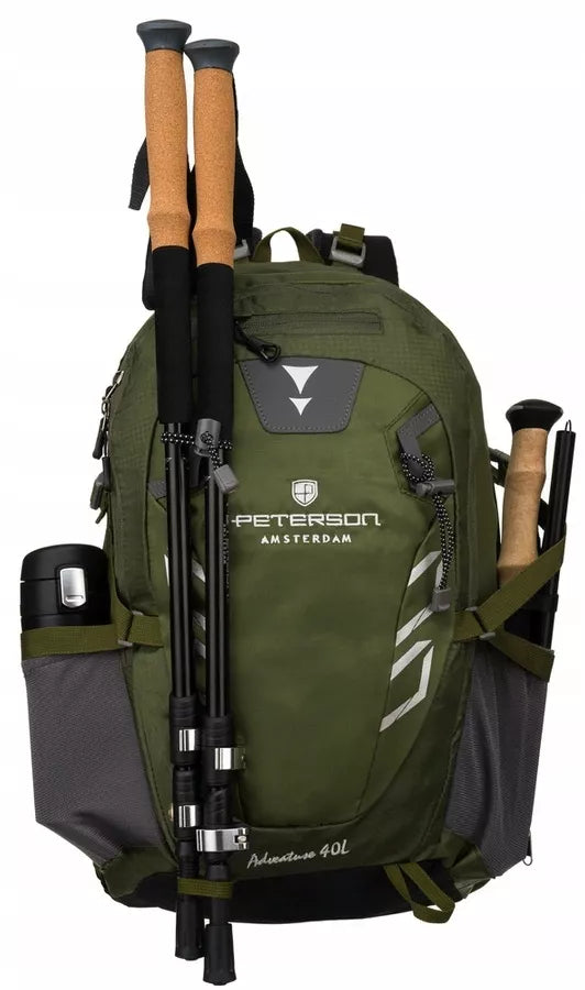Žalia turistinė kuprinė „Peterson PTN JPS-01“