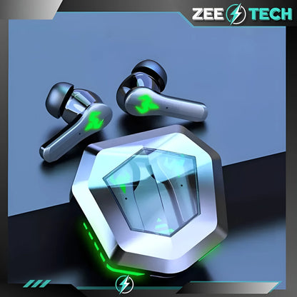 „ZeeTech N35“ belaidės įstatomosios „Bluetooth“ ausinės su mikrofonu, juodos