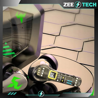 „ZeeTech N35“ belaidės įstatomosios „Bluetooth“ ausinės su mikrofonu, juodos