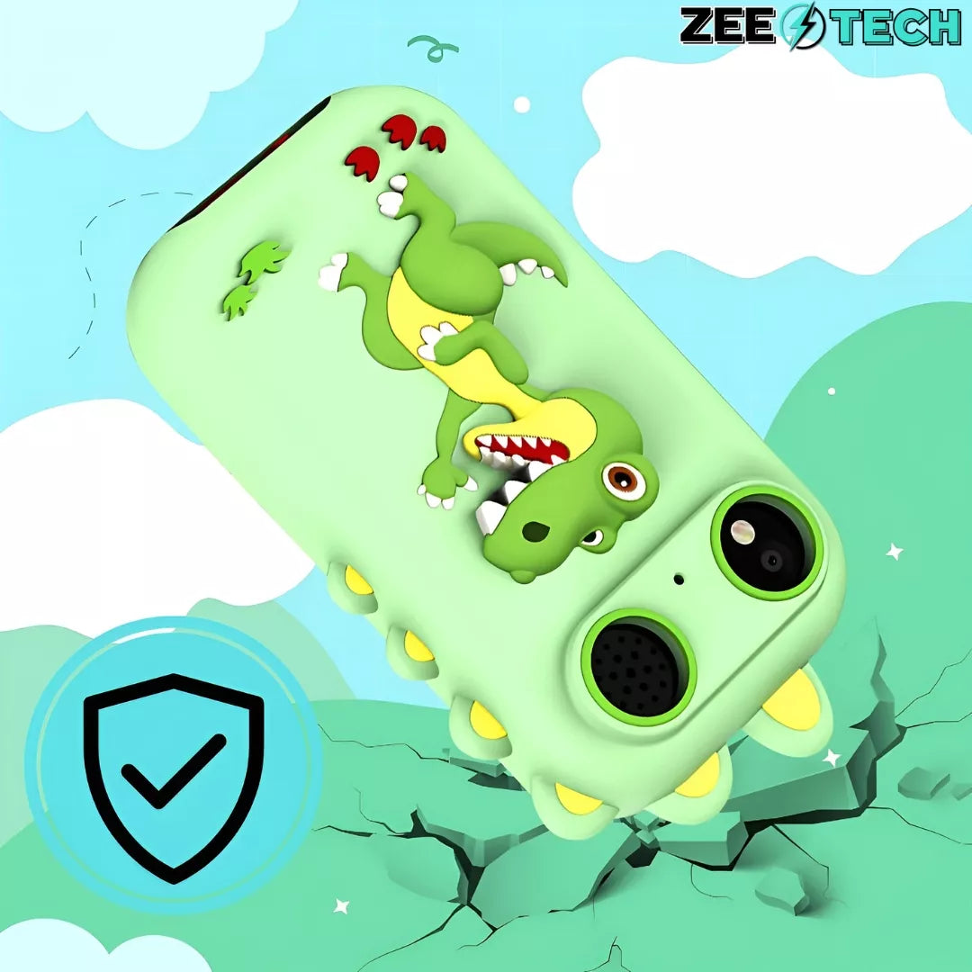 „ZeeTech“ žaislinis telefonas vaikams su skaitmeniniu fotoaparatu ir kamera, 32 GB kortelė