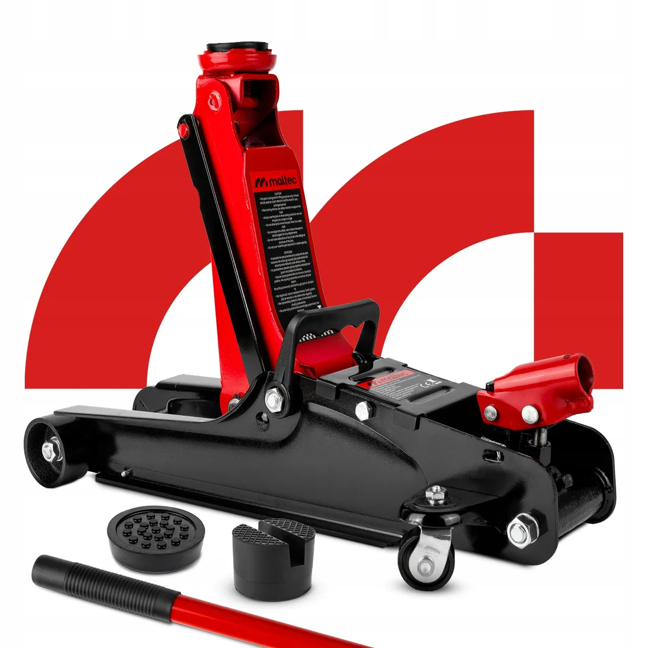 Žemas hidraulinis automobilinis keltuvas „varlė“ 385 mm 2,5 t