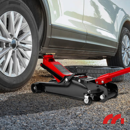 Žemas hidraulinis automobilinis keltuvas „varlė“ 385 mm 2,5 t
