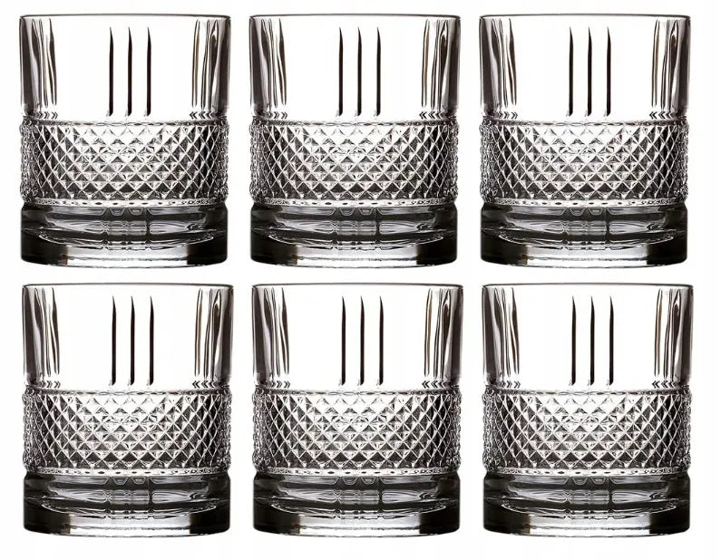Žemos viskio taurės LUXITO Apollo, 300 ml, 6 vnt.