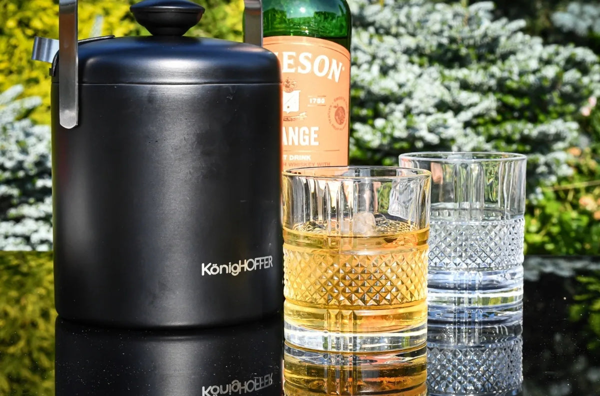 Žemos viskio taurės LUXITO Apollo, 300 ml, 6 vnt.
