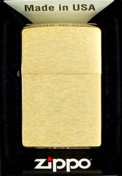 Zippo Brass Brushed 60001165 vėjui atsparus benzininis žiebtuvėlis