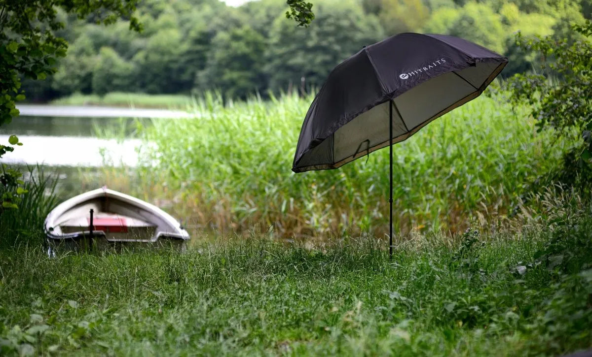 Žvejybinis skėtis-palapinė Hitbaits Alpha 240 cm su šoninėmis sienelėmis, neperšlampamas