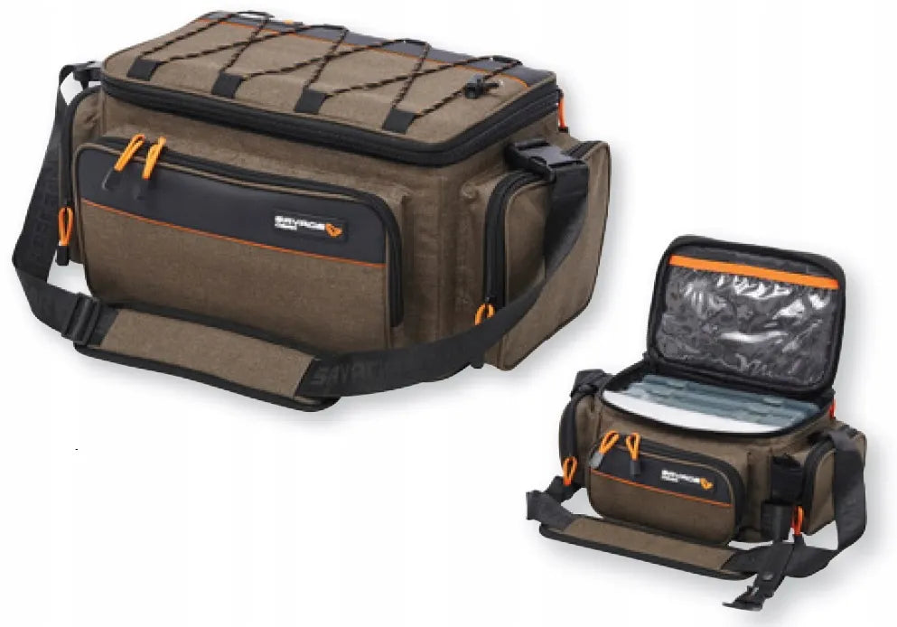 Žvejybos krepšys Savage Gear System Box Bag S 15x36x23cm 5.5l su 3 dėžutėmis